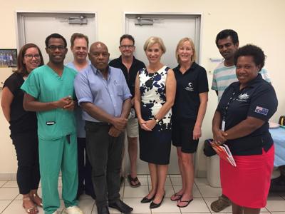 Australian-funded Interplast surgical team helps Vanuatu patients