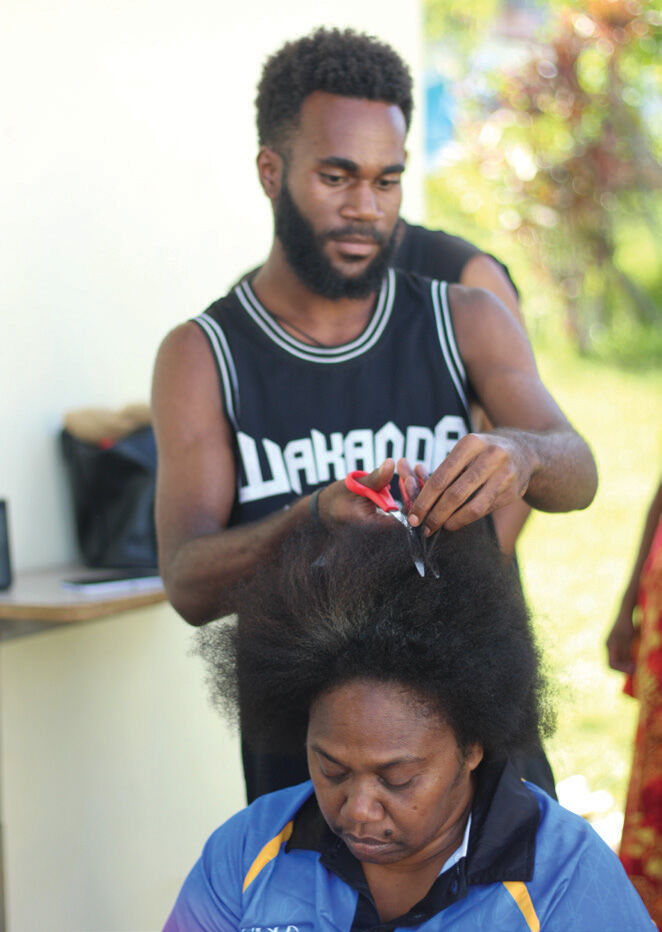 Children’s Ward Charity Haircut Fundraiser In Pictures