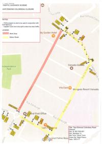 24hr road and drainage work on former Collardeau Street