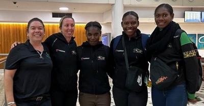 Beach volleyball players arrive for Australian Beach Championships | News |  dailypost.vu