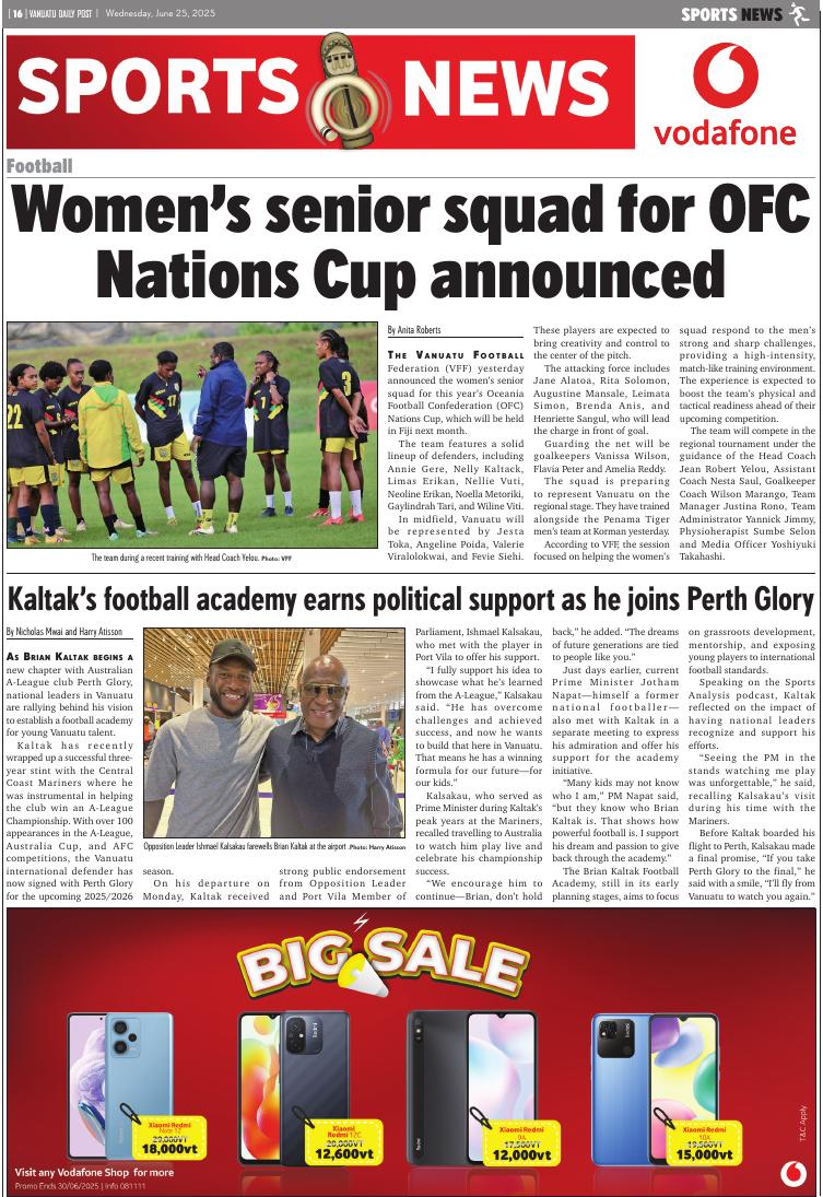 Page 16_V | e-Edition | dailypost.vu