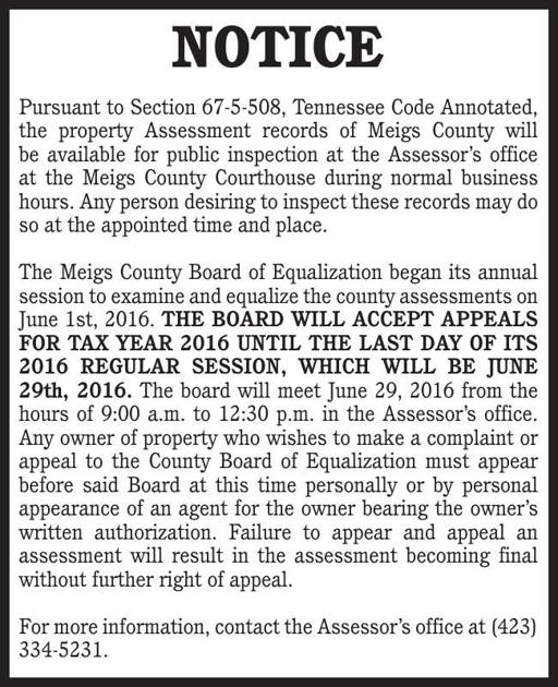 NOTICE Legal Announcements
