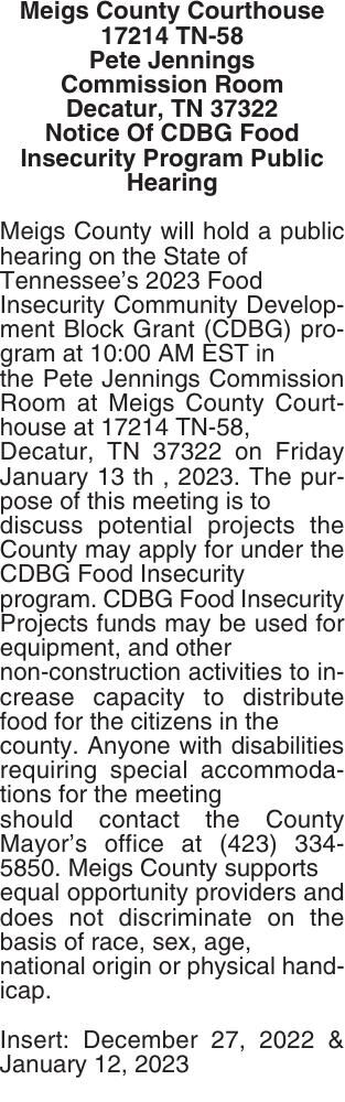 Meigs County Courthouse 17214 TN-58