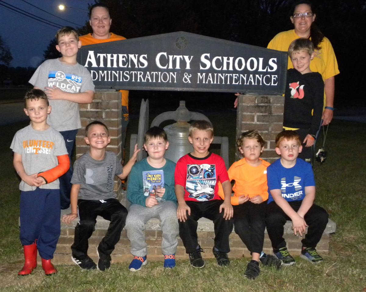Cub Scouts fill the library