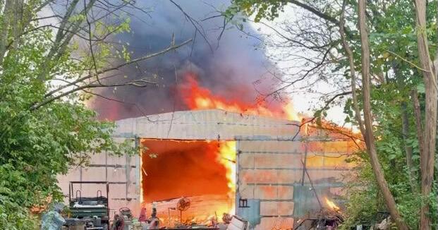 Garage a total loss after explosion, fire | News | dailypostathenian.com