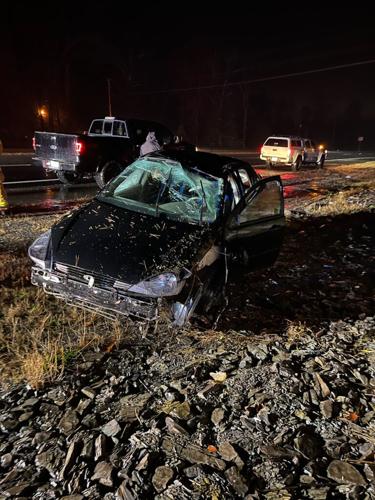 Driver uninjured after car hydroplanes, flips down embankment | News ...