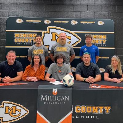 Nick Arsenault signs with Milligan University