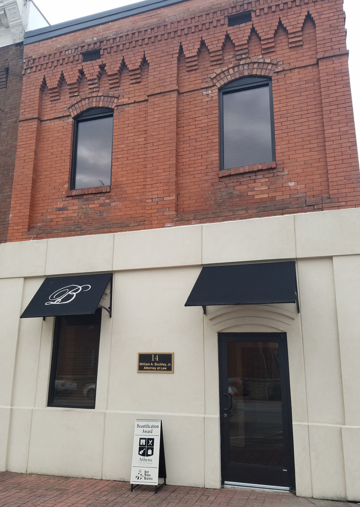 Buckley's office honored with February Beautification Award Community