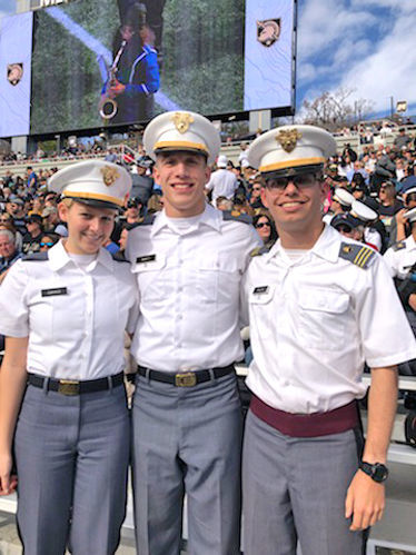 Local students attend Army game
