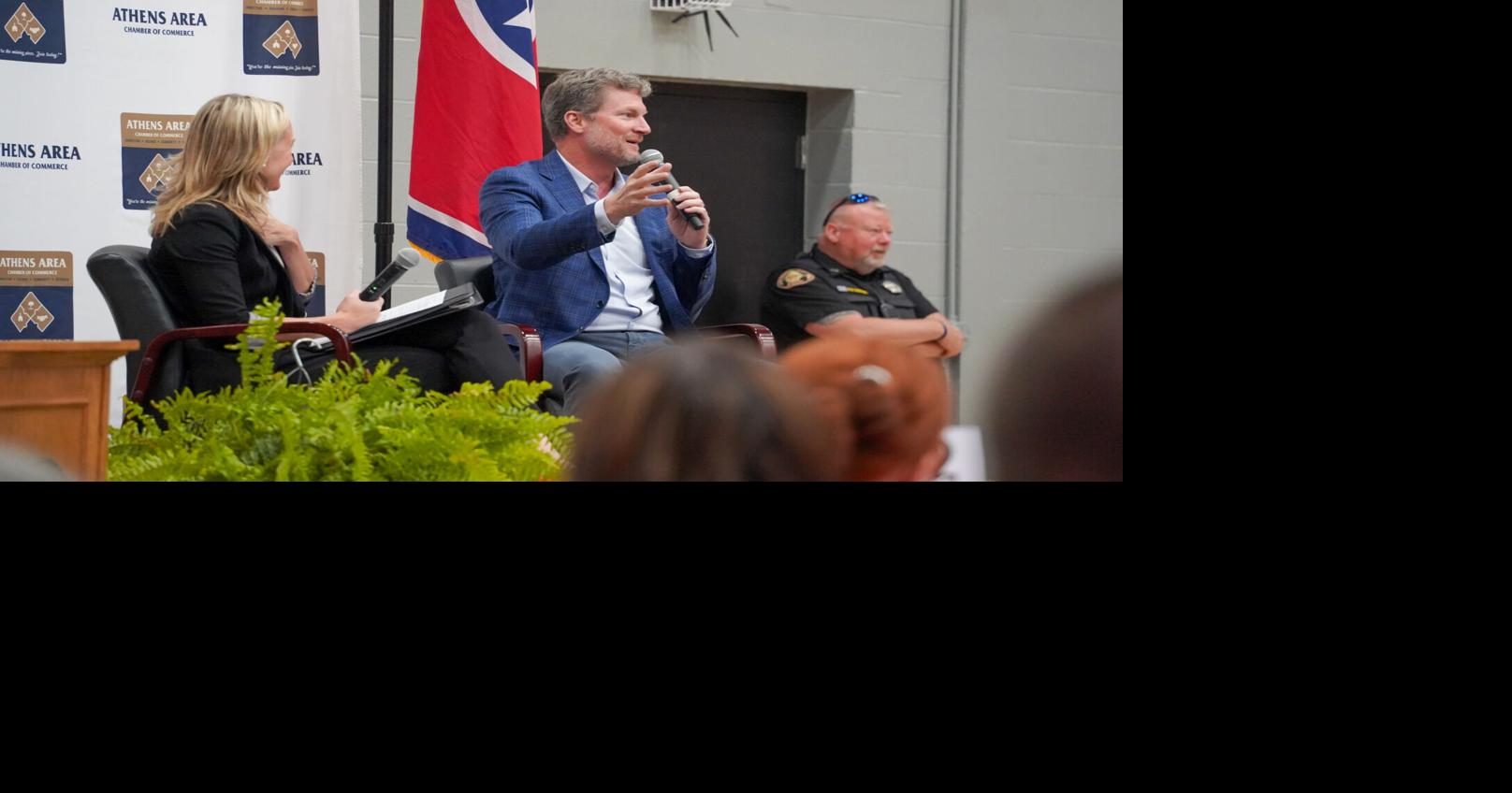 Dale Earnhardt Jr. shares perspective at Athens chamber event