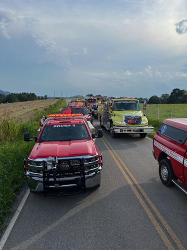 Multiple agencies respond to tractor, brush fire | News ...