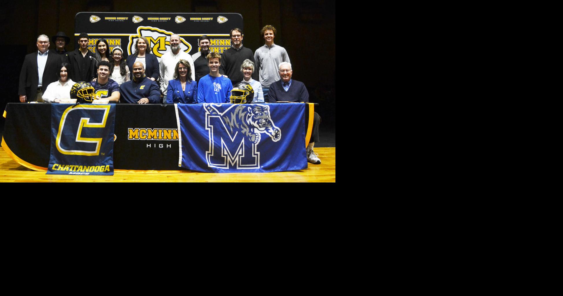 McMinn County's Landon Feggins, Spencer Sullins sign with NCAA Division