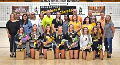 McMinn volleyball celebrates seniors