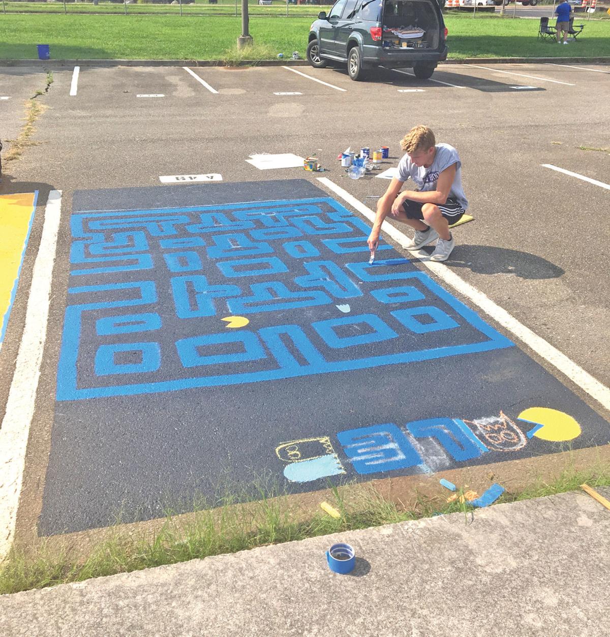 Mchs Students Paint Parking Spots News Dailypostathenian Com