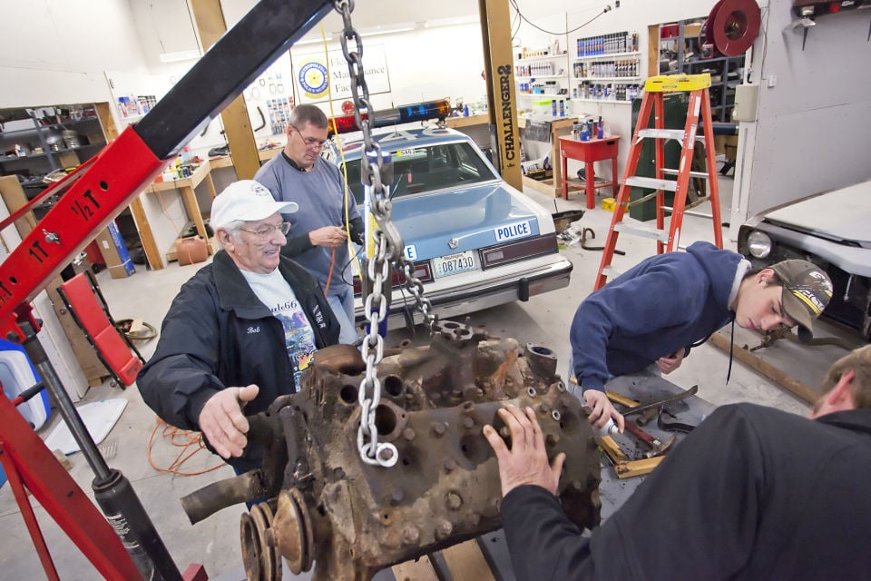 Vintage Washington State Patrol car undergoes restoration by Seattle