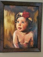 Jared Carter-Oil Painting Of Elle Rose
