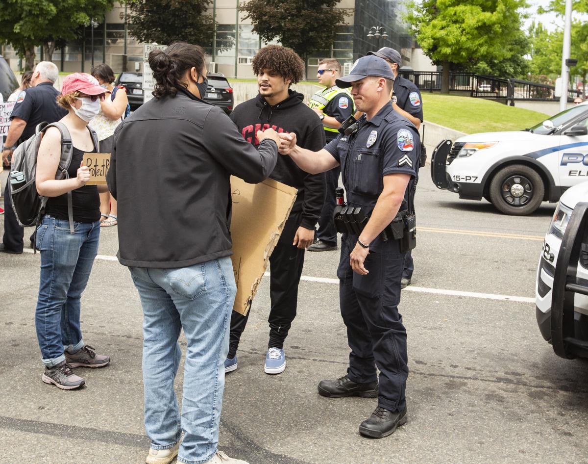 Marchers Bring Message Into Downtown Ellensburg News Dailyrecordnews Com