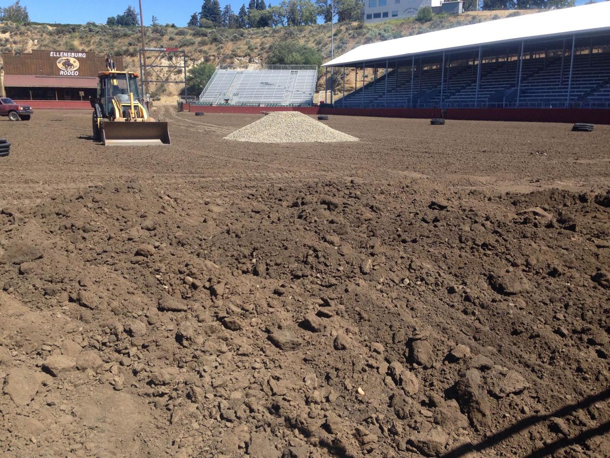 Work begins on Rodeo Arena dirt Members