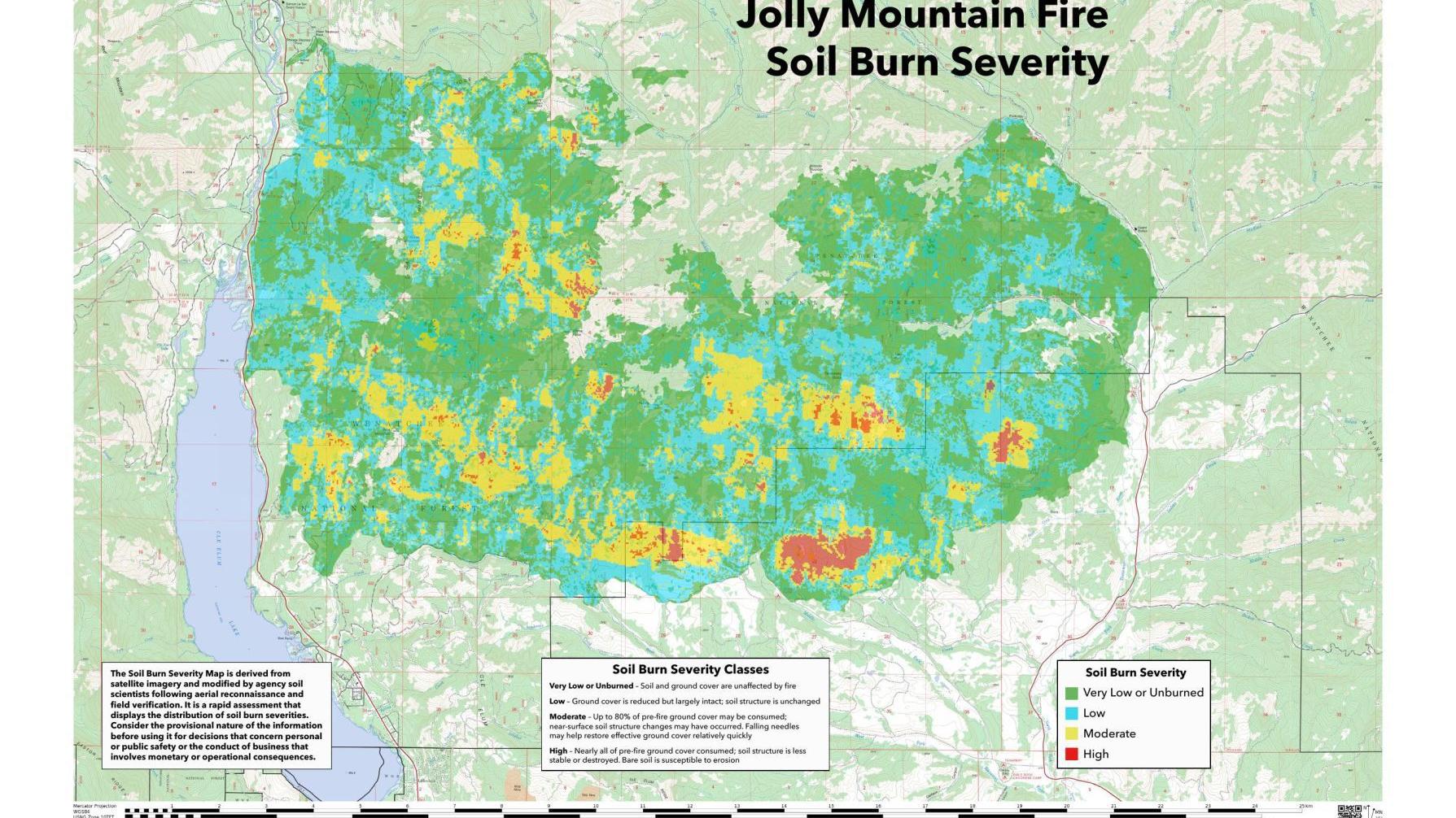 Mapping shows less damage to land than first expected after Jolly