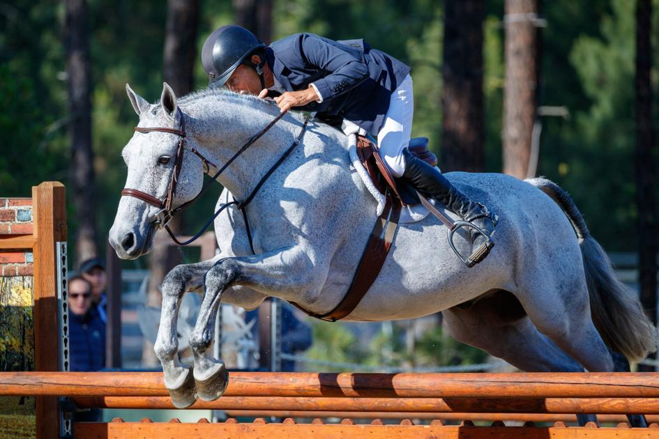 Equestrians gather at Northwest Horse Park for hunter jumper event