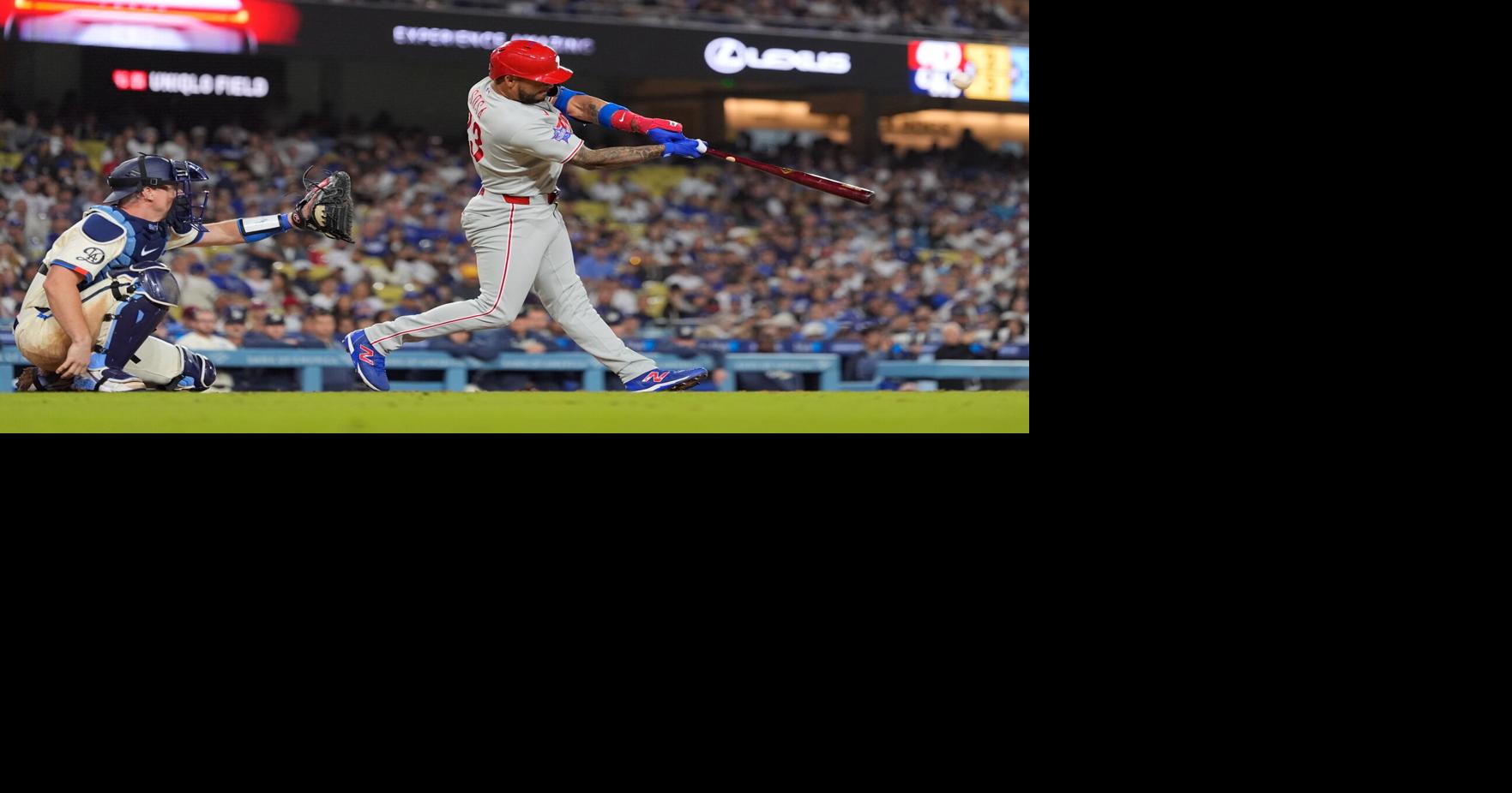 Phillies rally past the Dodgers 4-3 on Edmundo Sosa's homer in 8th