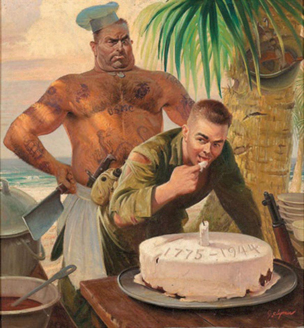 Ellensburg Painter Helped Illustrate The History Of The Marine