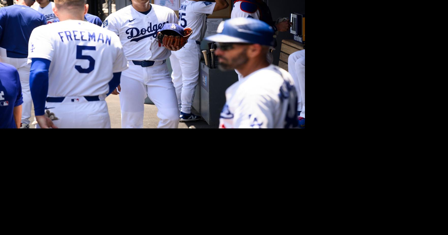 Ohtani not in Dodgers' lineup while away from team on paternity leave