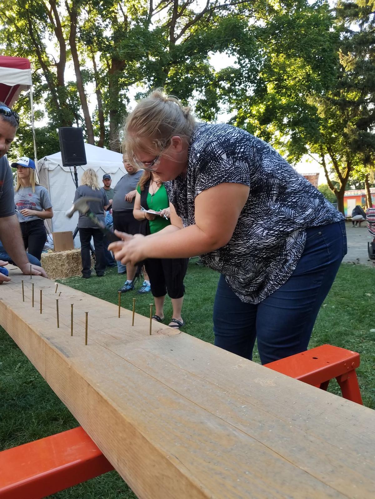 Nail Driving Contest Photo Gallery