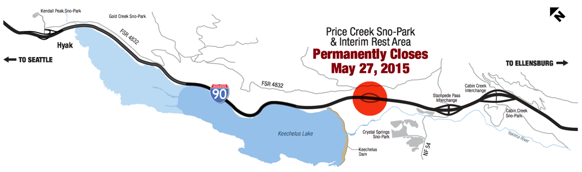 Price Creek Rest Stop Sno Park To Close Rock Blasting Closures
