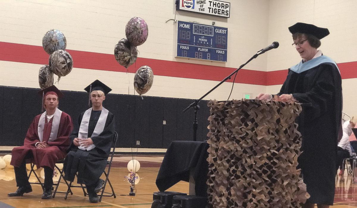 Two graduate from Thorp High School News