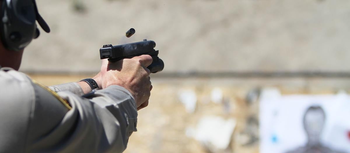 police looking for a place to shoot