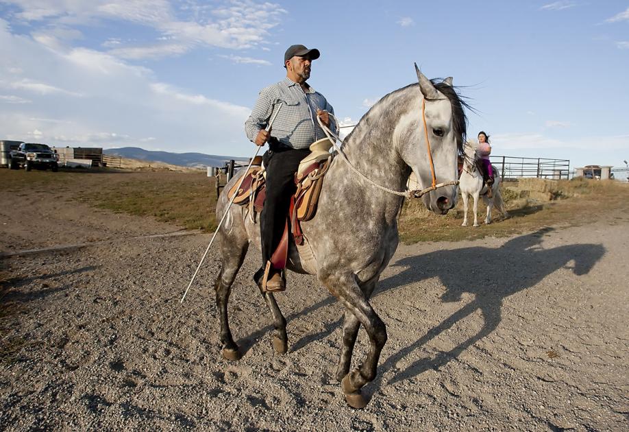 Ellensburg man trains horses for parades and shows Members