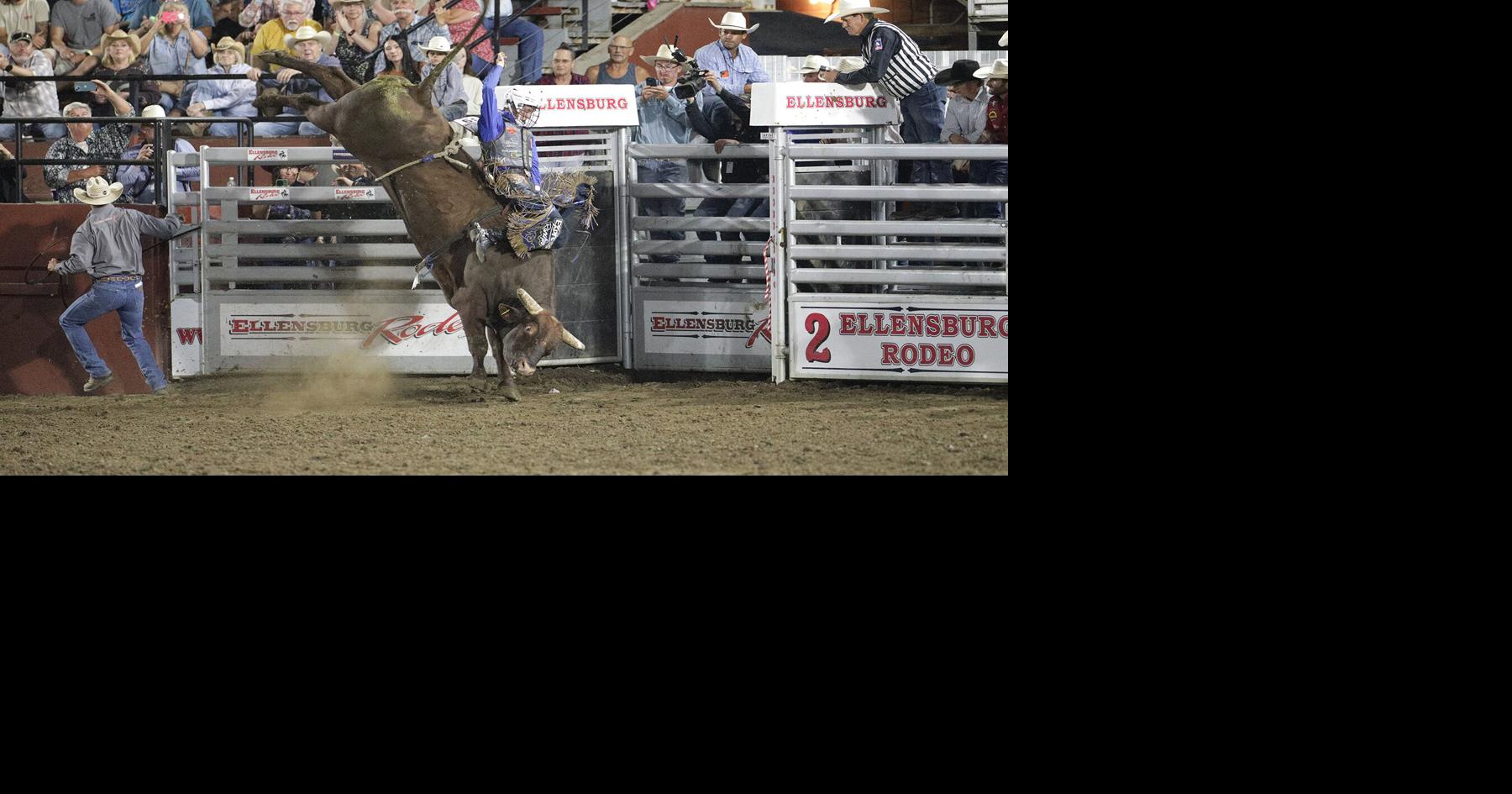 Ellensburg Rodeo finals end in three-way tie in bareback riding ...