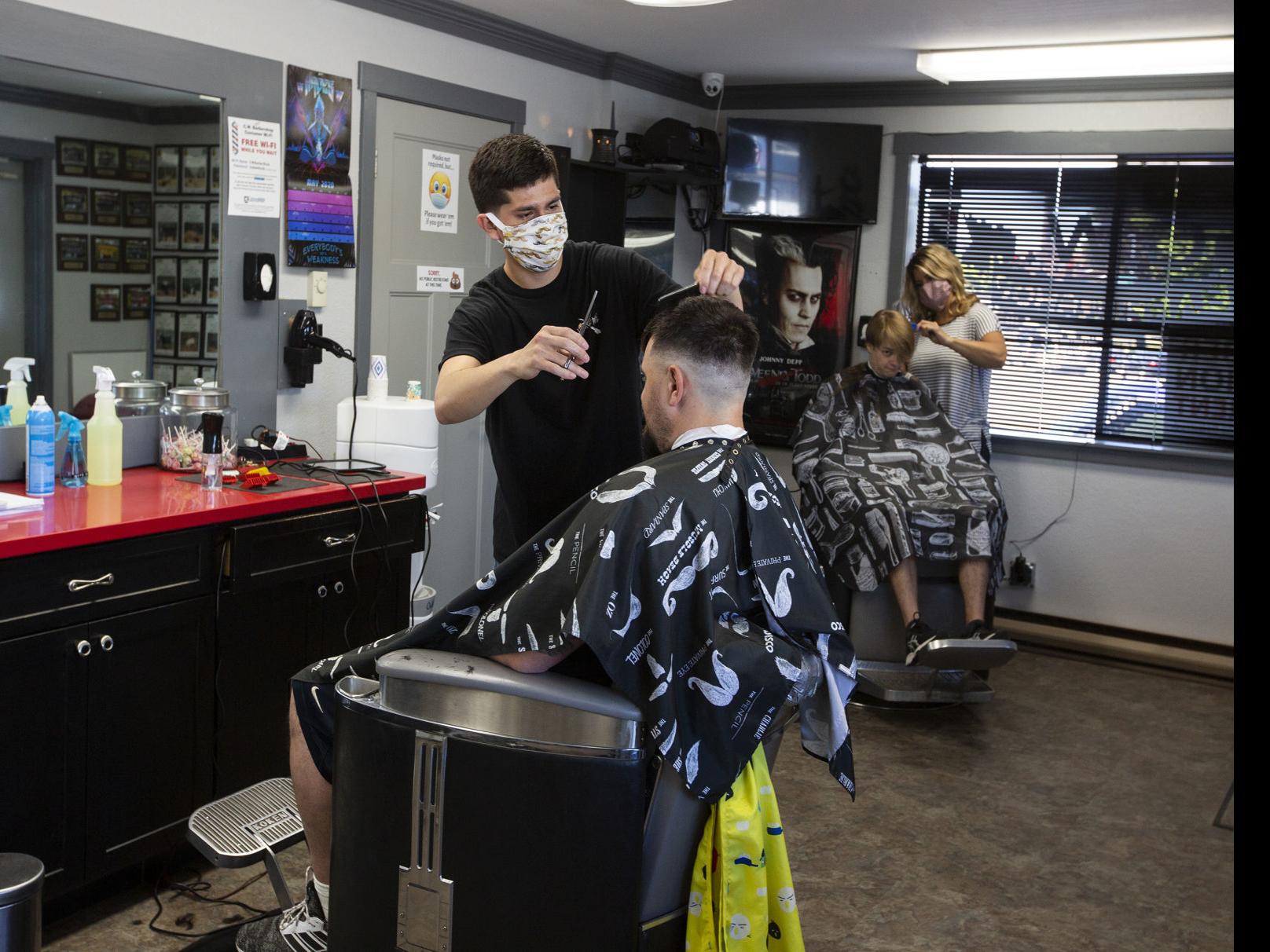 Patrons Line Up For Haircuts Around Town As Ellensburg Moves Into Phase 2 News Dailyrecordnews Com