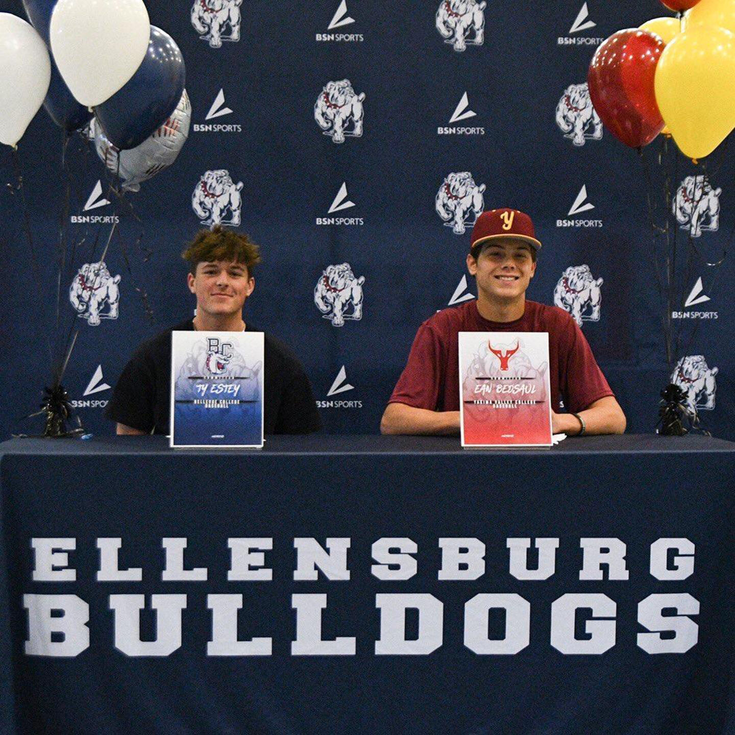 Ellensburg High baseball’s Estey, Bedsaul announce collegiate signings