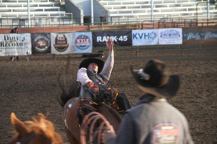 BARES AND BRONCS: Close competition kicks up new dirt on rodeo grounds ...