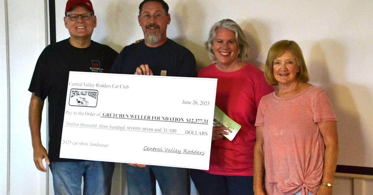 Welcome funds β Central Valley Rodders make largest donation in club ...