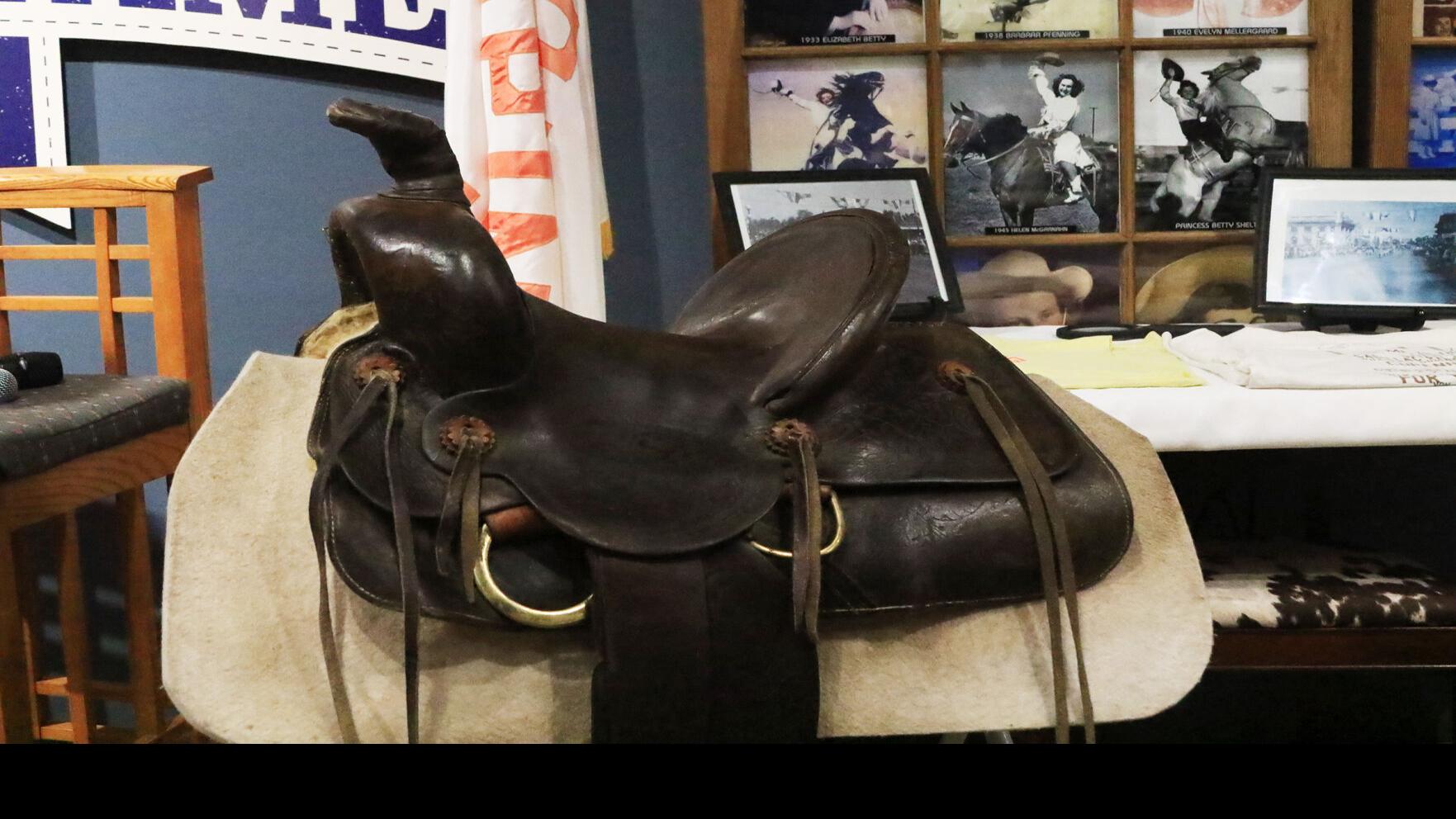 Ellensburg Tree saddle at Rodeo Night at the Museum, News