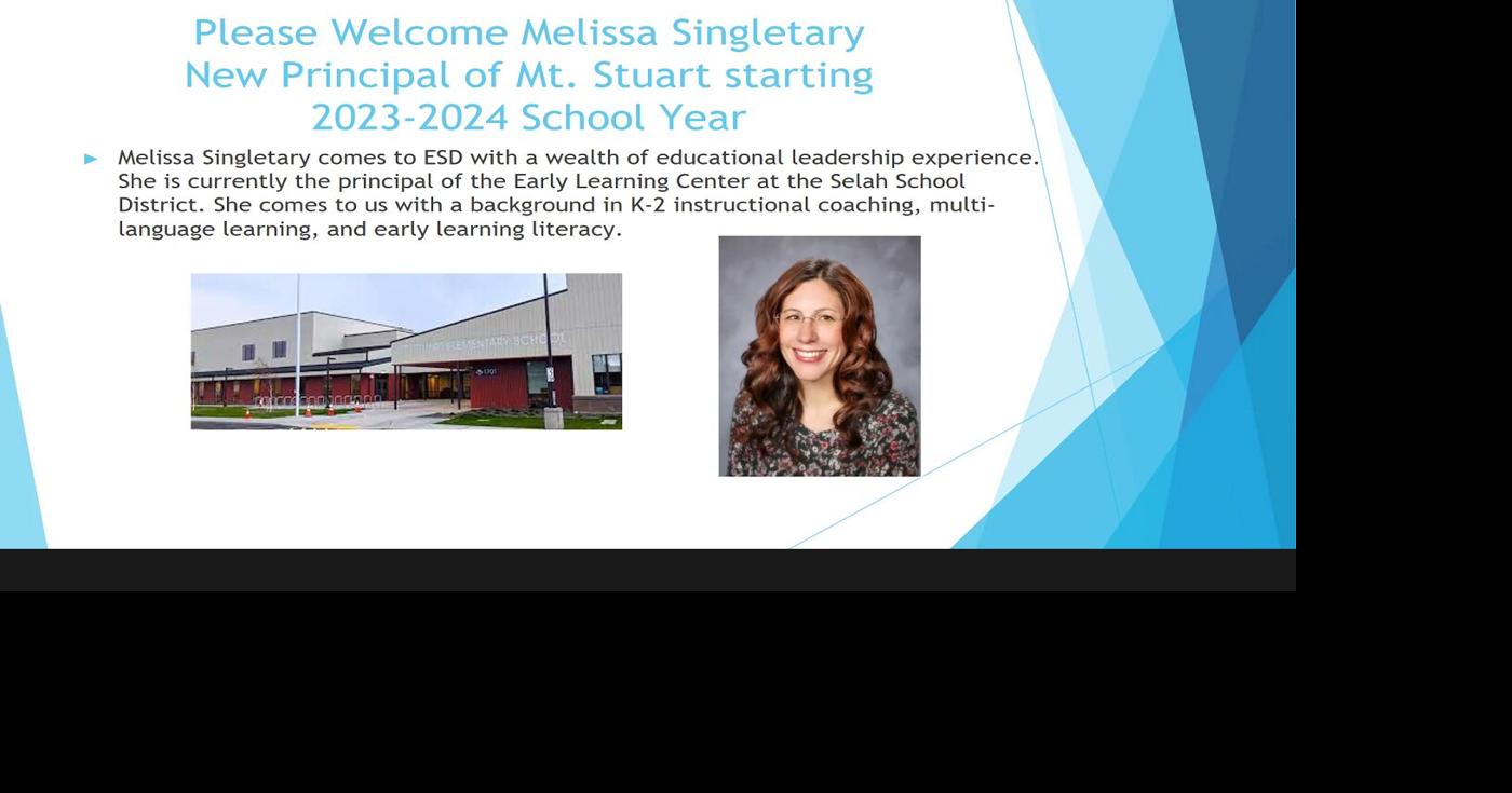 New principal introduced for Mount Stuart Elementary News
