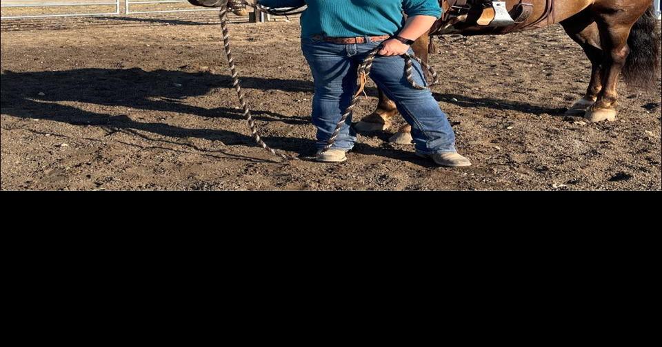 View from the saddle — Horse Park director Wendy Hensley is about all