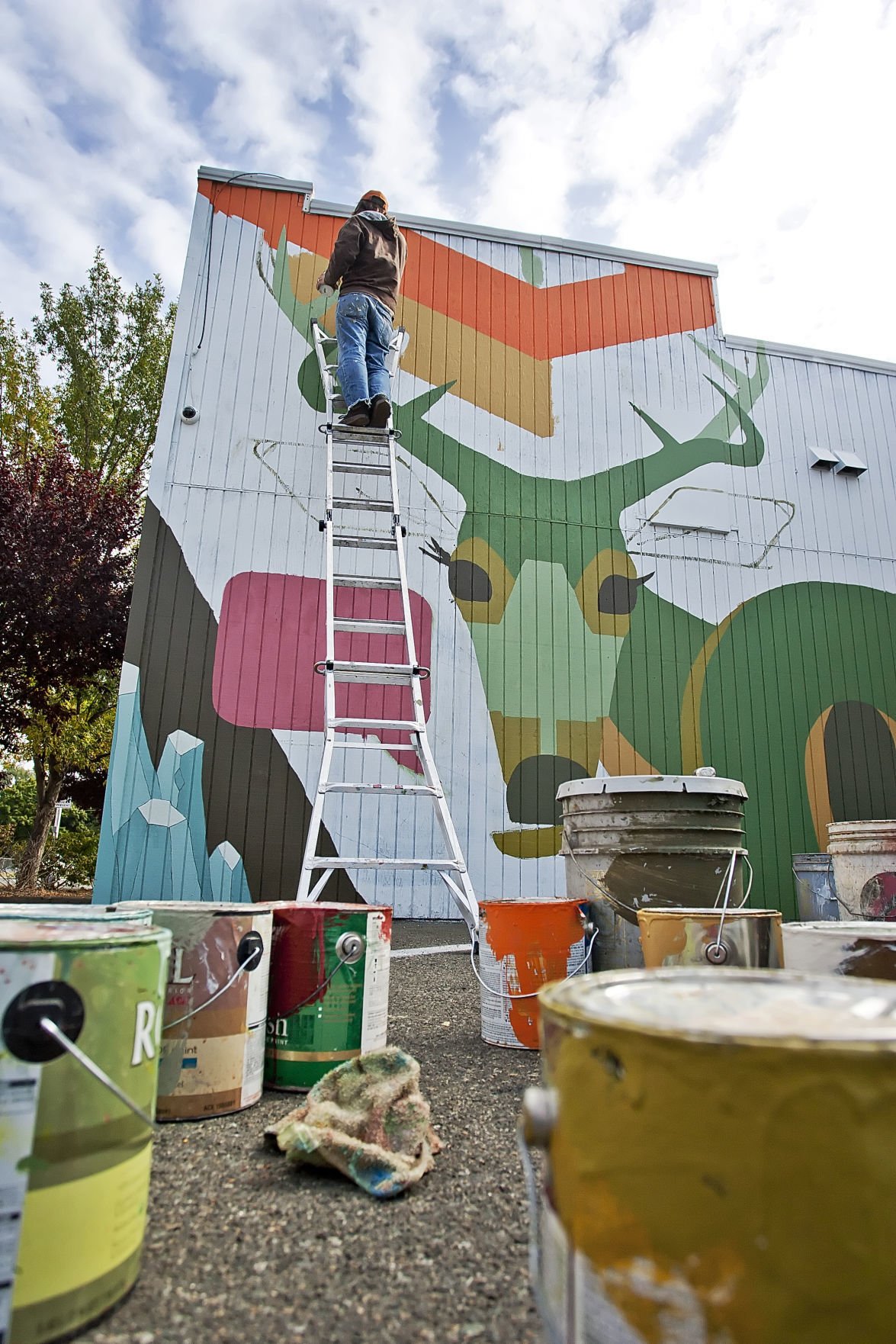 Artists take to the street during Paint Ellensburg on Saturday News