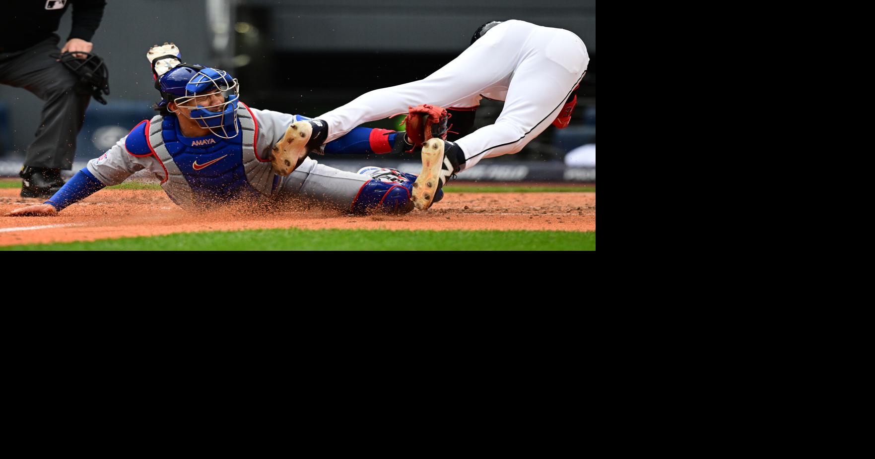 Amaya hits RBI single, Cubs pitchers combine for 1-hitter in 1-0 win over Guardians in DH opener