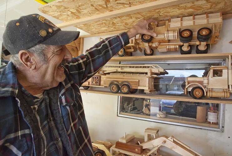 Local man builds wooden toy trucks and tractors | Members |  dailyrecordnews.com