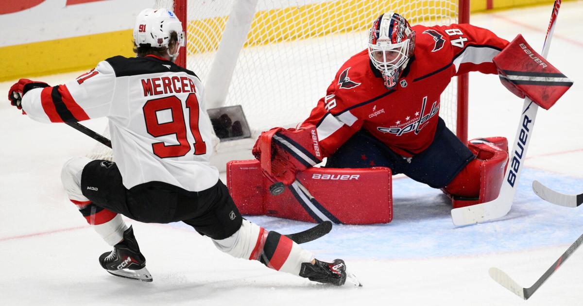 Logan Thompson backstops Capitals to 2-1 win over the Devils