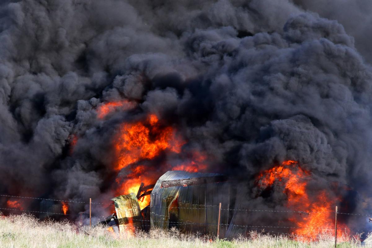 Hay Barn Goes Up In Flames Near Kittitas News Dailyrecordnews Com