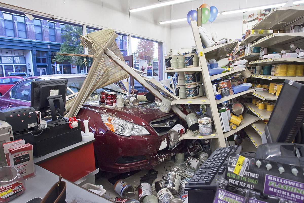 Hardware store crash Photo Gallery