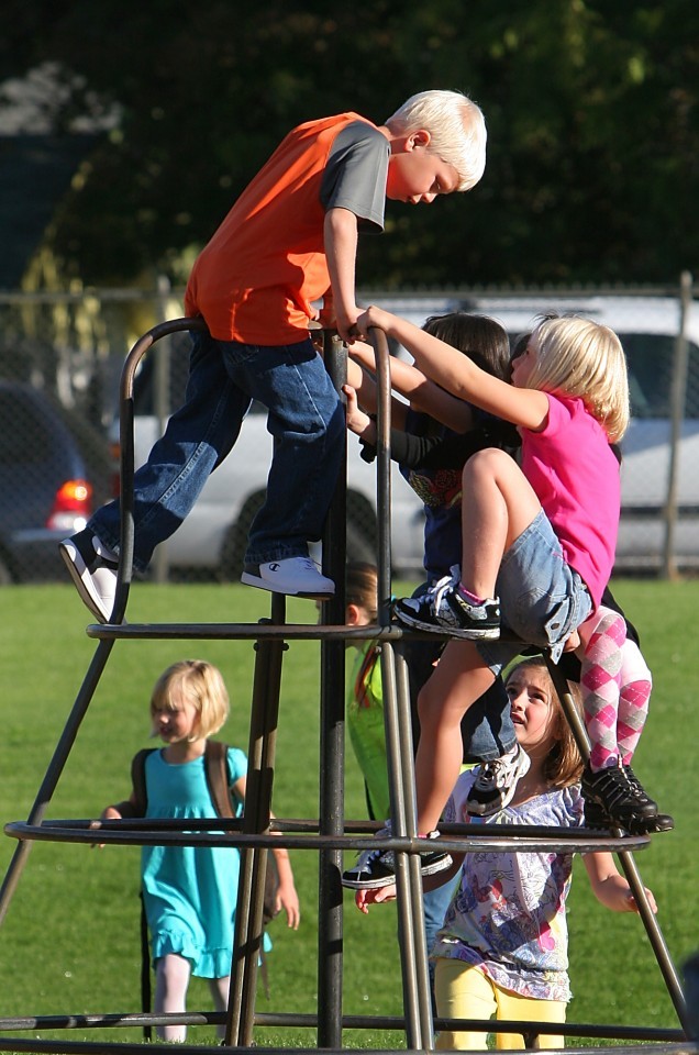 A look at what kids are up to outside at recess Members