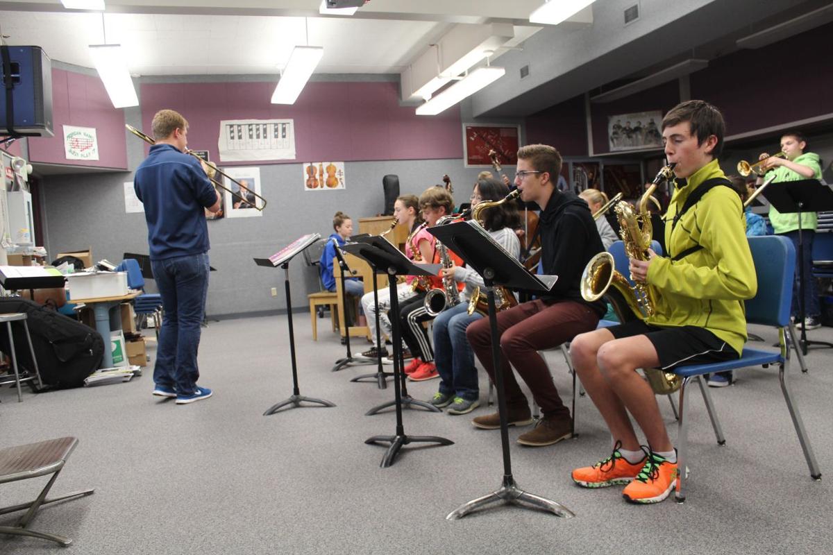 CWU students teach jazz band at Members