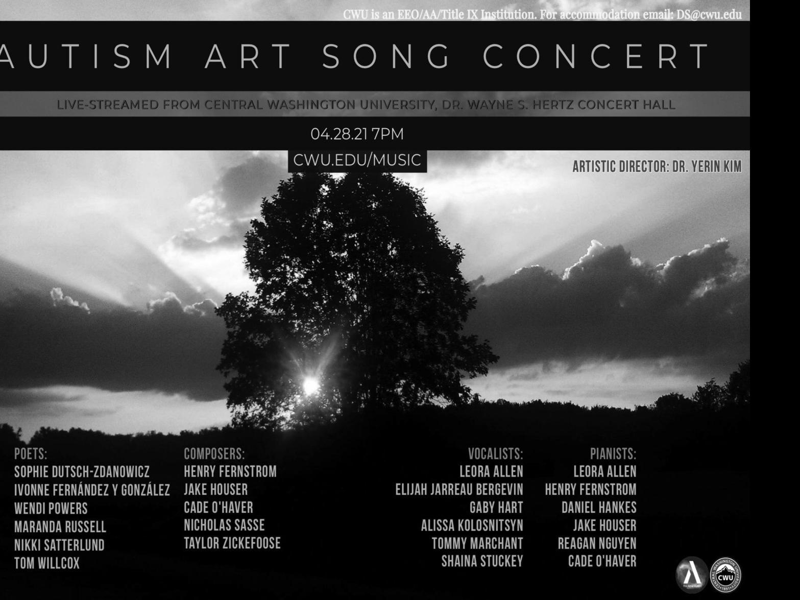 Cwu Academic Calendar Fall 2023 Central Washington University Students Put Poetry To Music With 'The Art Of  Autism' Live-Stream Performance | News | Dailyrecordnews.com