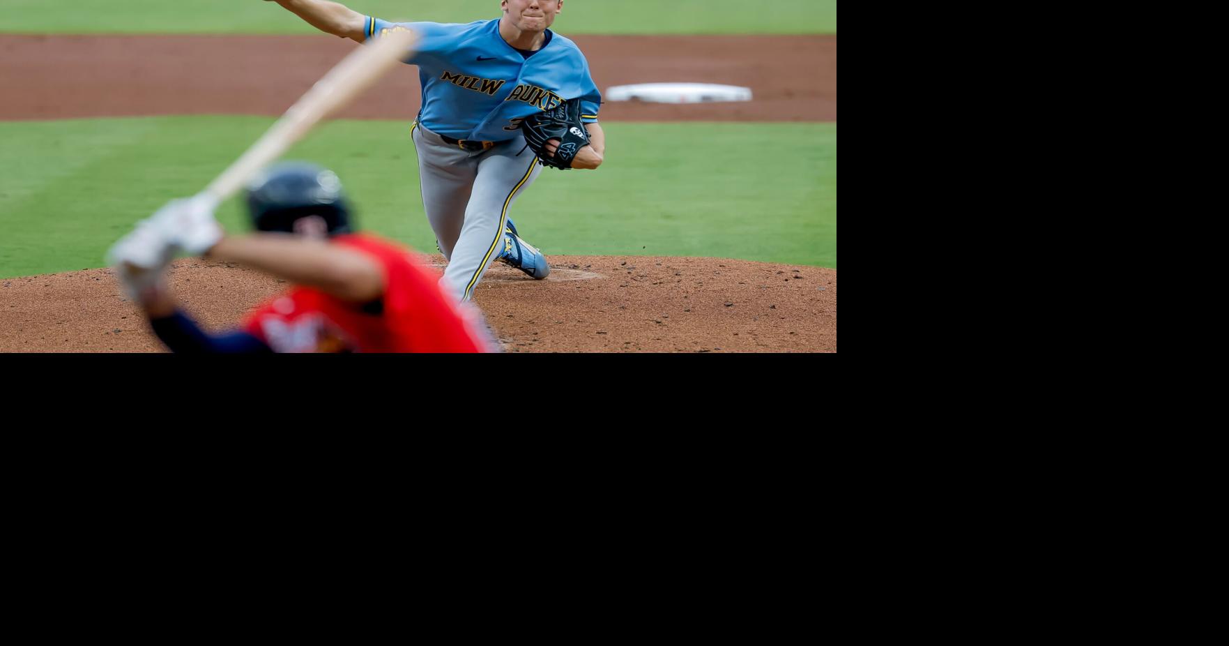 Brewers' Jacob Misiorowski hits 104.2 mph, gives up 2 runs against Braves